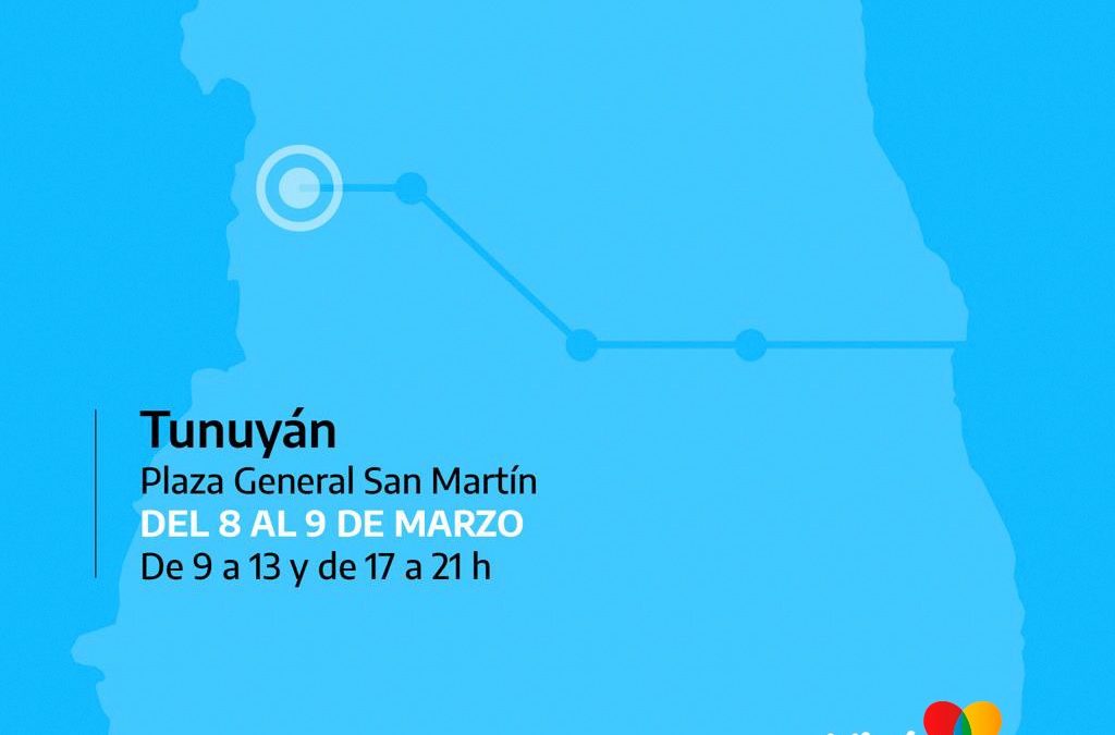 Llega a Tunuyán el camión para tramitar el DNI y el pasaporte