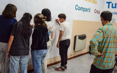 Jóvenes de Tunuyán expresan su arte a través de un taller de Murales