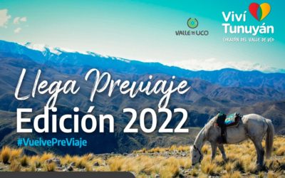 PREVIAJE 2022: Se abrió el registro para prestadores turísticos de Tunuyán