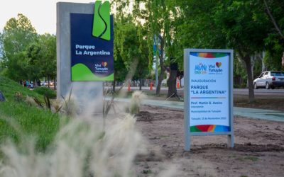 En un multitudinario acto quedó inaugurado el nuevo Parque La Argentina