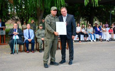 El Intendente Martín Aveiro participó de los festejos del 65° Aniversario del Escuadrón 28 Tunuyán