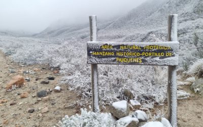 Manzano Histórico: El finde XL nos sorprendió con la primera nevada del año