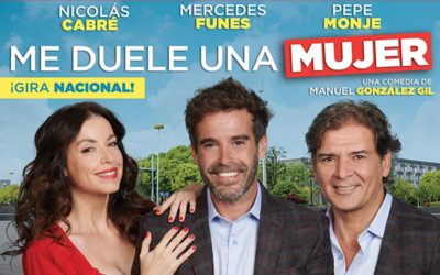 Nicolás Cabré, Mercedes Funes y Pepe Monje presentan en Tunuyán la obra «Me duele una mujer»