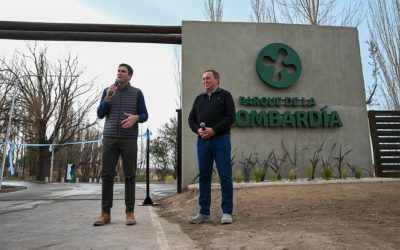 En un multitudinario acto, Martín Aveiro inauguró el nuevo Parque de la Lombardía