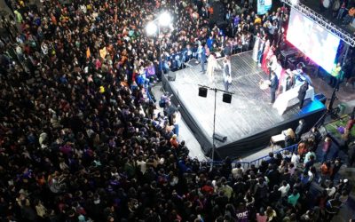 Con una multitudinaria farándula, los estudiantes cerraron dos semanas de deporte, cultura y alegría