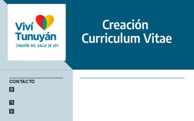Tunuyán educa sobre la importancia de crear un buen Currículum Vitae