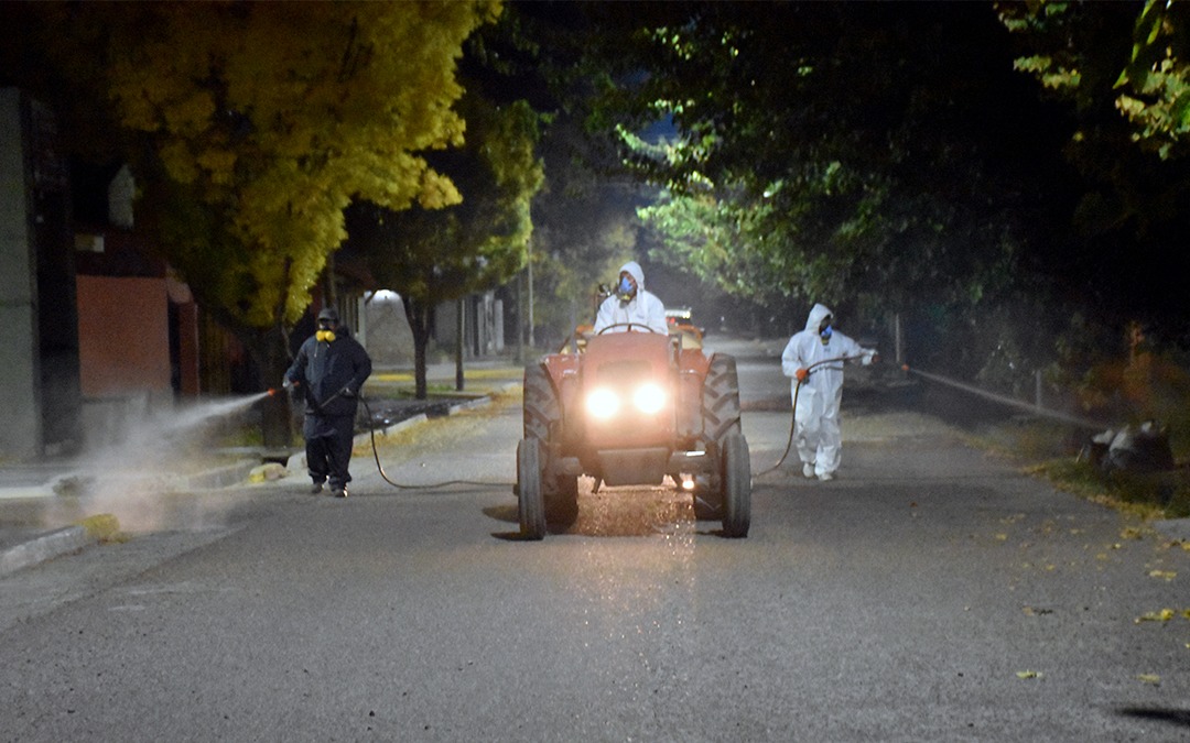 Tunuyán continúa la fumigación contra la chinche del arce
