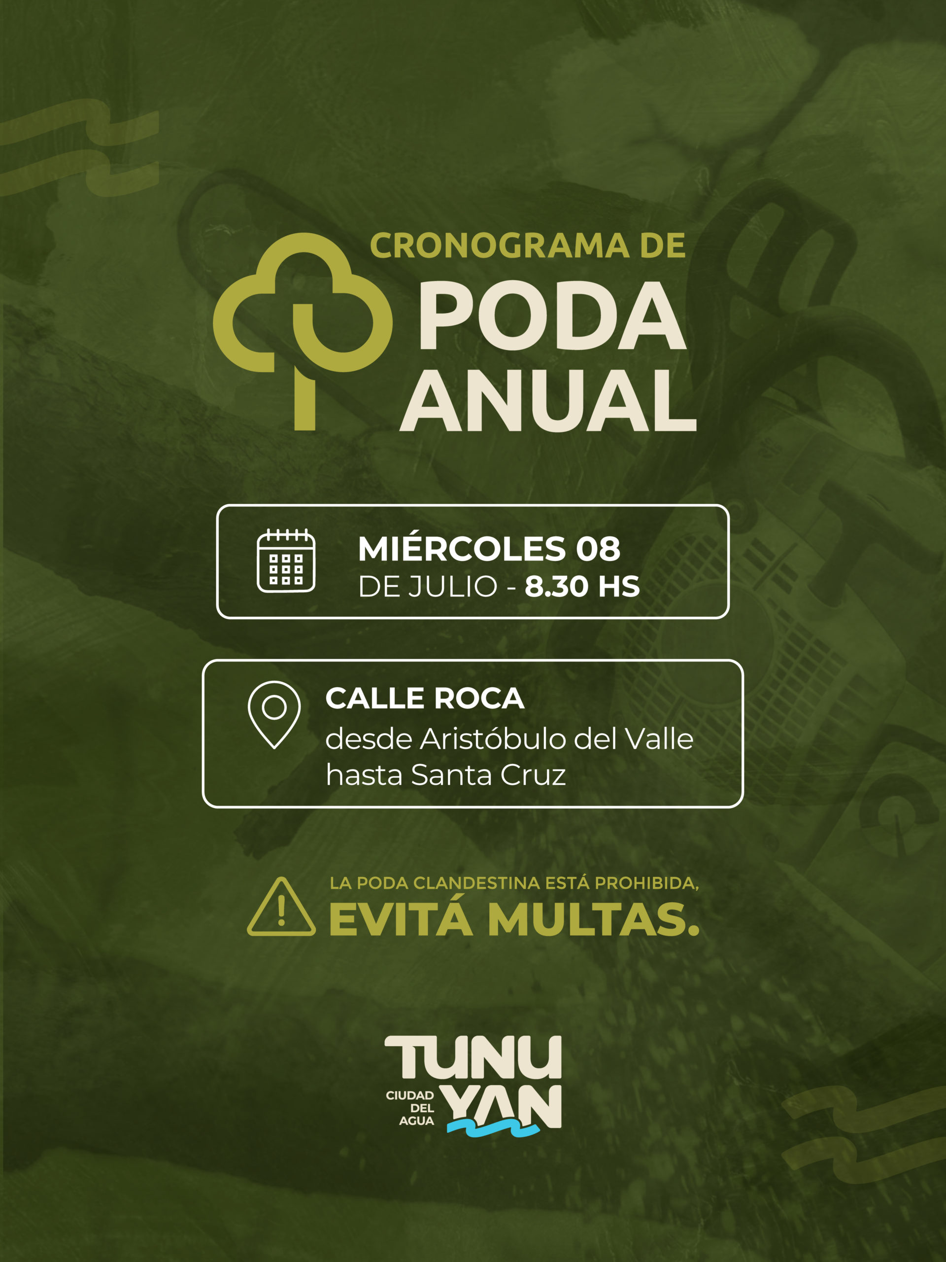 Cronograma Poda Anual 2026